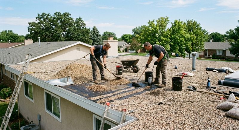 Tar And Gravel Roof Repair in Derby, CT
