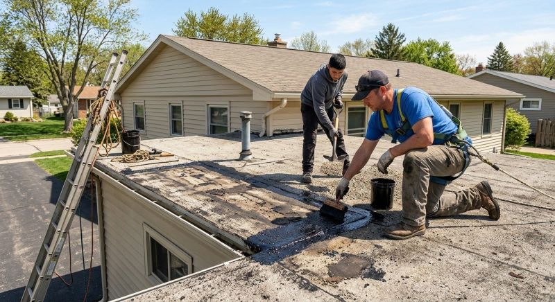 Tar And Gravel Roof Repair in Plainville, CT