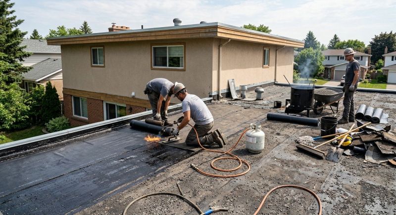 Tar Roof Repair in Hamden, CT