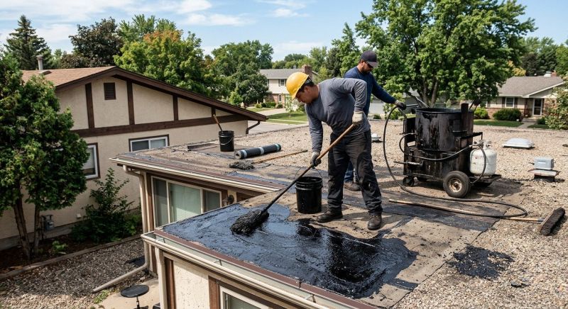 Tar Roof Repair in Woodbury, CT