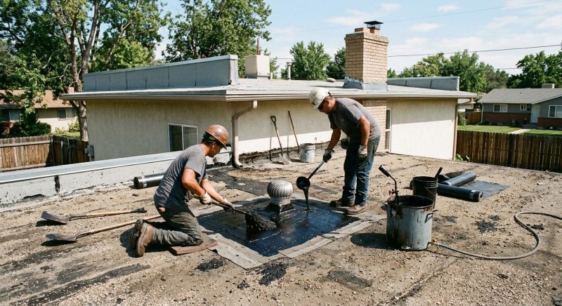 Tar Roof Repair in Woodbury, CT