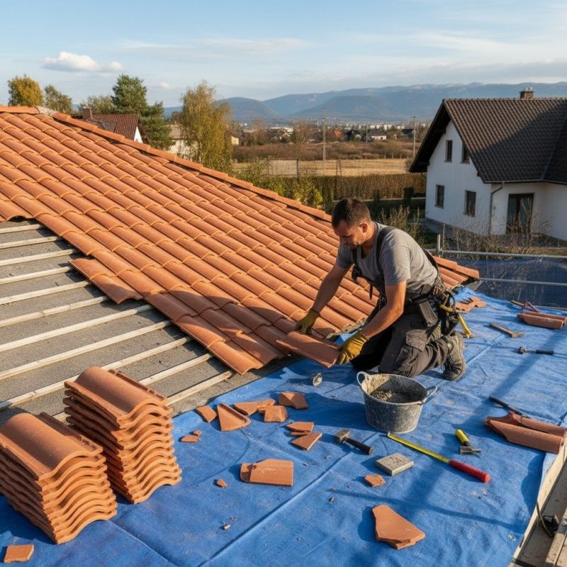 Tile Roof Repair in Sandy Hook, CT