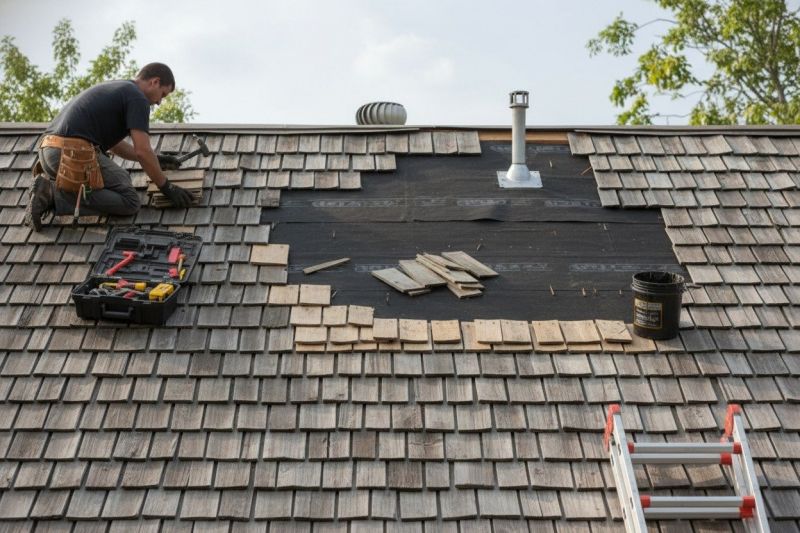 Wood Shake Roof Repair in Plainville, CT