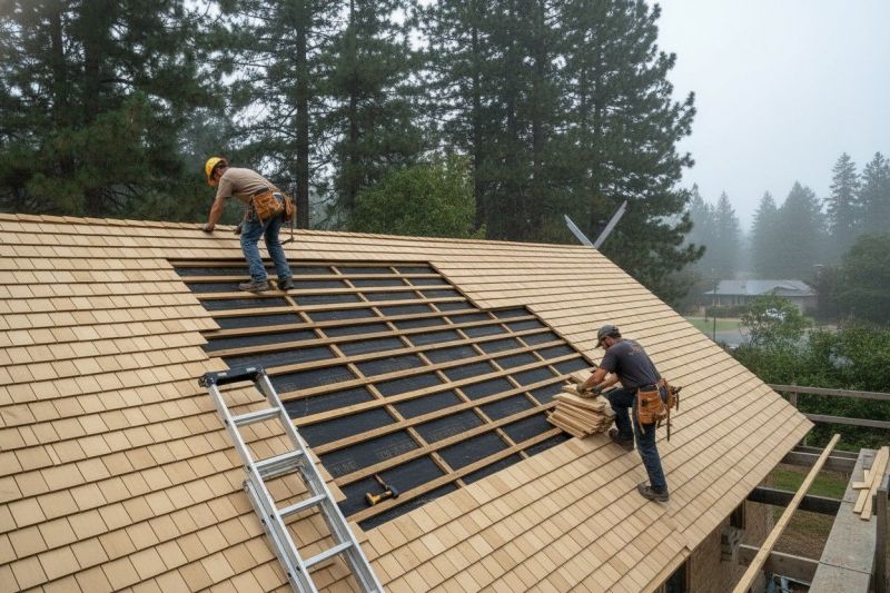 Wood Shake Roof Repair in Thomaston, CT
